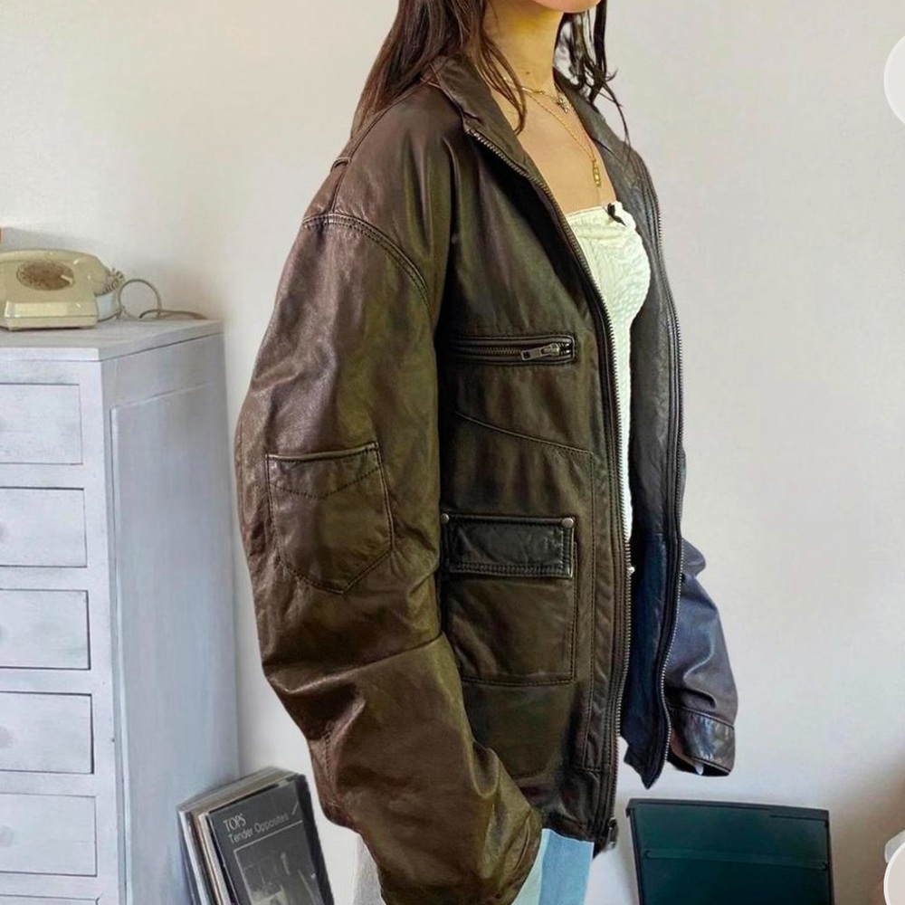 Danier leather jacket in size xl
